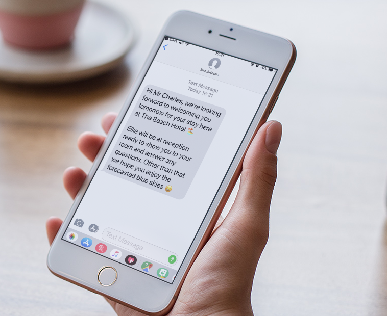 Personlise your SMS message 