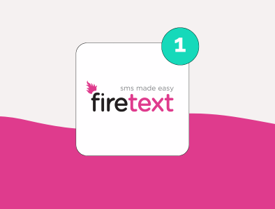 FireText notification image