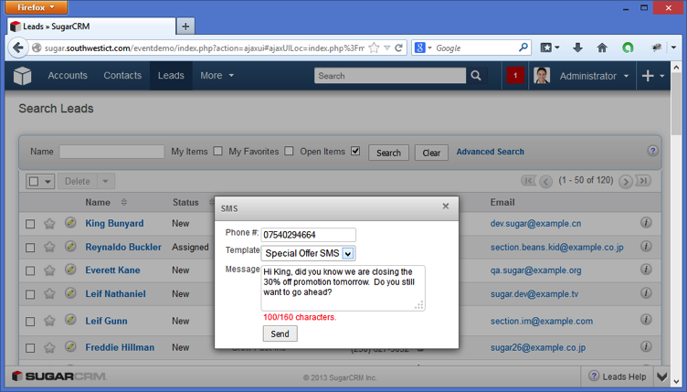 Eventbrite SMS Groups