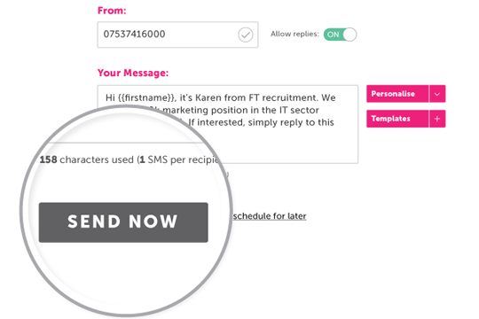 send SMS online platform