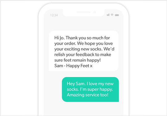 Forward SMS Replies