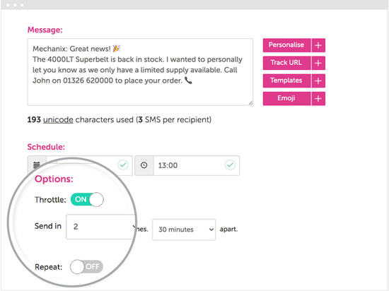 Sending Online SMS From the FireText Platform